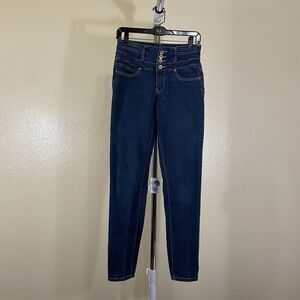 Red Blue Denim Womens Skinny Jeans US SZ 5/6